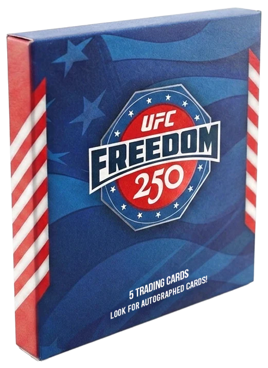 2026 Topps UFC Freedom 250 Factory Sealed Hobby Box image 0