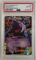 Gengar EX - XY Phantom Forces - 2014 Pokemon - PSA 10