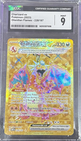 Charizard ex - Pokemon (2023) - Obsidian Flames 228/197 - CGC 9