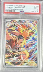 Ethan's Typhlosion - Illustration Rare - 2025 Pokemon Destined Rivals - PSA 9
