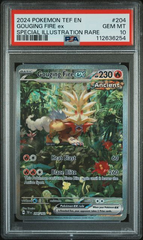 Gouging Fire EX 204/162 - Temporal Forces - 2024 Pokemon - PSA 10
