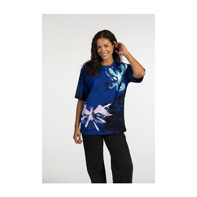Articuno & Galarian Articuno Blue Oversize T-Shirt - Adult