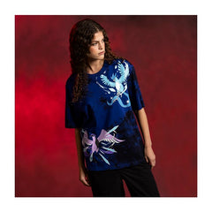 Articuno & Galarian Articuno Blue Oversize T-Shirt - Adult