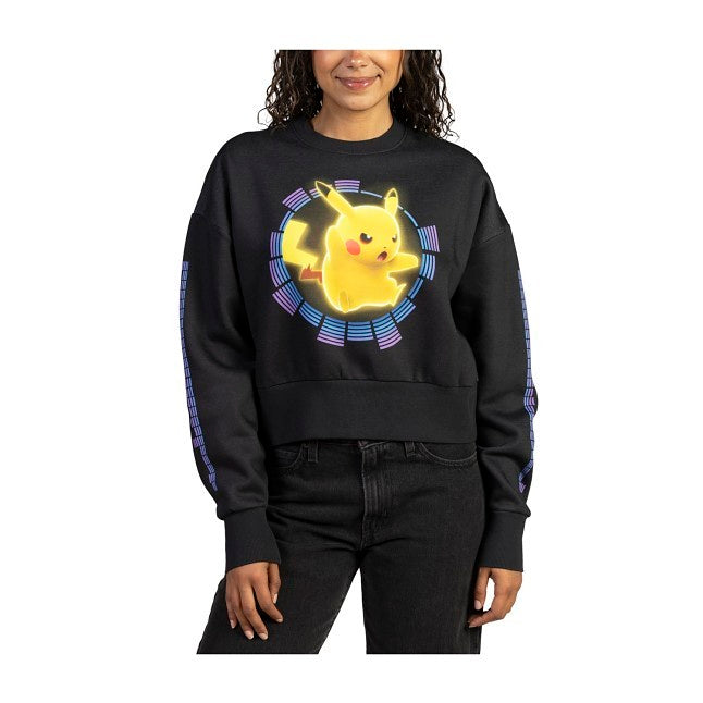 Pokémon Night Out: Pikachu Crop Sweatshirt - Women