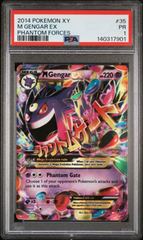 M Gengar EX 35/119 - XY Phantom Forces - 2014 Pokemon - PSA 1