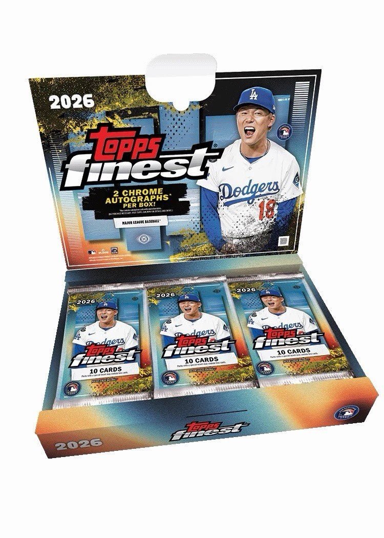 2026 Topps Finest MLB Baseball Hobby Box Factory Sealed image 0