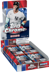 2026 Topps Chrome MLB Baseball Factory Sealed Hobby Box image 0
