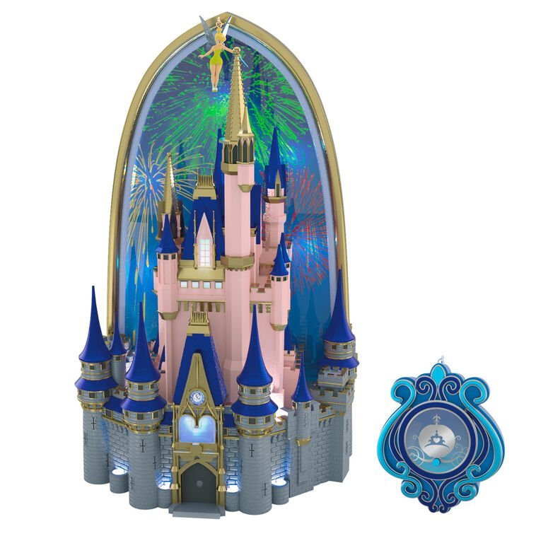 2026 Hallmark Keepsake Disney Cinderella Castle Tree Topper image 0