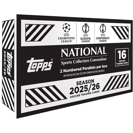 2026 Topps UEFA Soccer NSCC Collection Box National Exclusive image 0