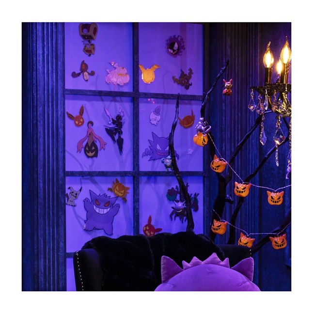 Ghost Types Pokémon Halloween Window Clings (5 Sheets)