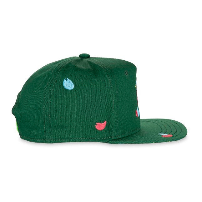 Roselia Green Flat-Bill Hat (One Size-Adult)