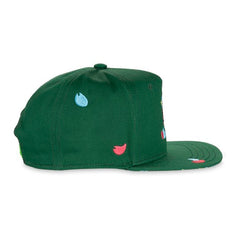 Roselia Green Flat-Bill Hat (One Size-Adult)
