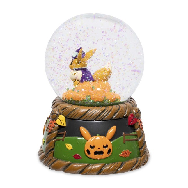 Eevee Pumpkin Patch Snow Globe