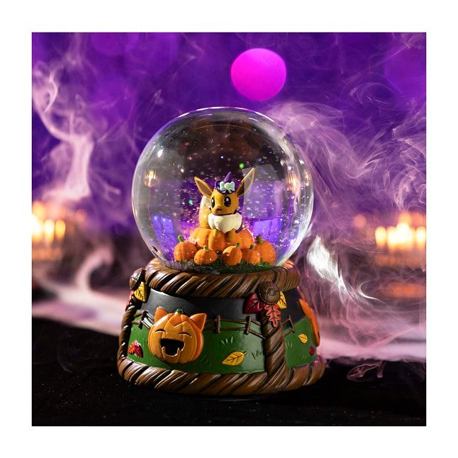Eevee Pumpkin Patch Snow Globe
