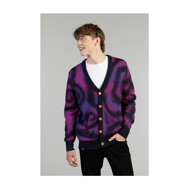 Gengar Purple Knit Cardigan - Adult