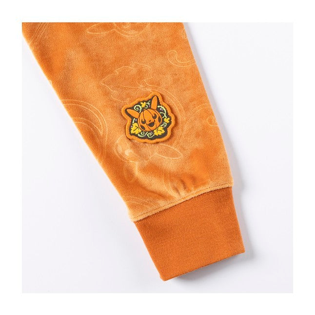 Pumpkin Pikachu Orange Long-Sleeve Sleep Shirt - Adult