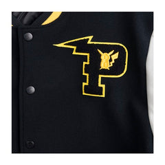 Pikachu Yellow Baseball Varsity Jacket - Adult