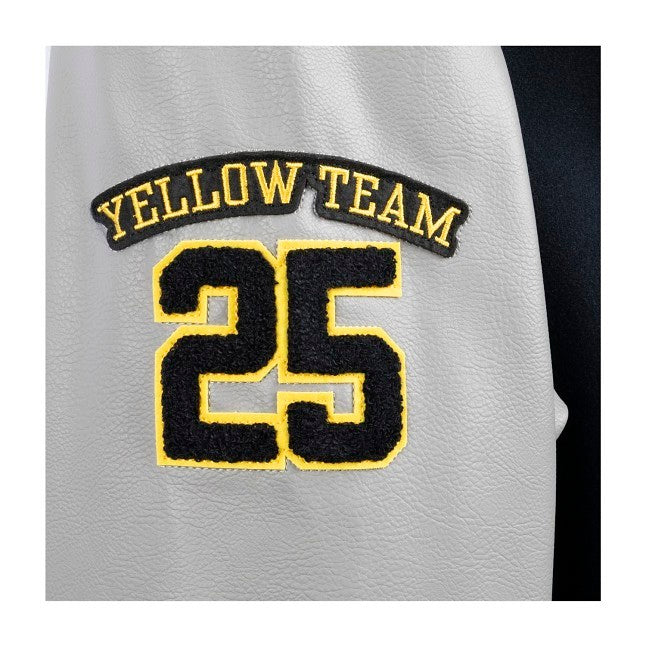 Pikachu Yellow Baseball Varsity Jacket - Adult