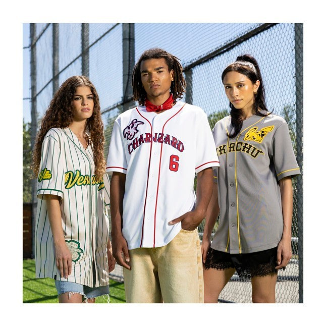Pikachu Yellow Baseball Jersey - Adult