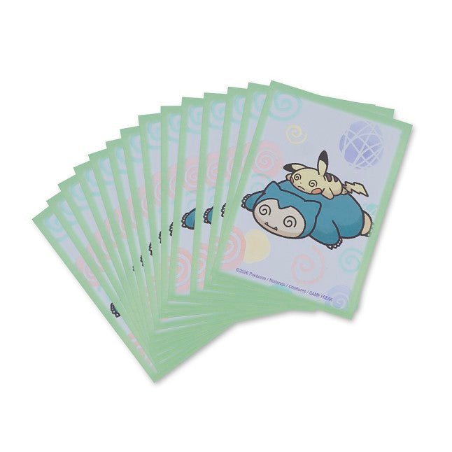 Pokémon TCG: Pikachu & Snorlax Unable to Battle Card Sleeves (65 Sleeves)