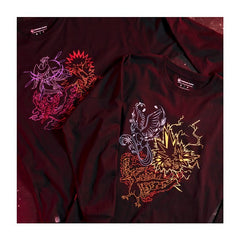 Articuno, Zapdos & Moltres Black Oversize Long-Sleeve T-Shirt - Women