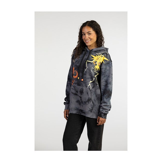 Zapdos & Galarian Zapdos Black Pullover Hoodie - Adult