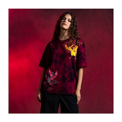 Moltres & Galarian Moltres Red Oversize T-Shirt - Adult