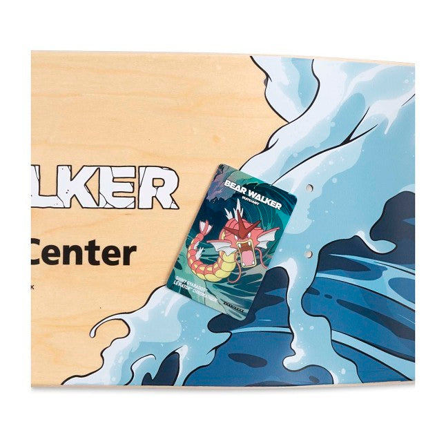 Pokémon Center × Bear Walker: Shiny Gyarados Skateboard Deck