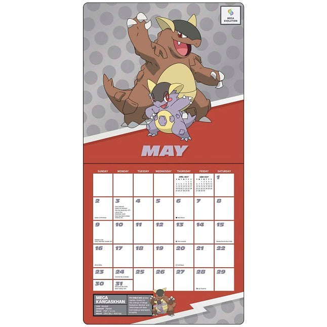 Pokémon 2027 Wall Calendar
