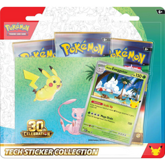 Pokemon 30th Celebration - Tech Sticker Collection